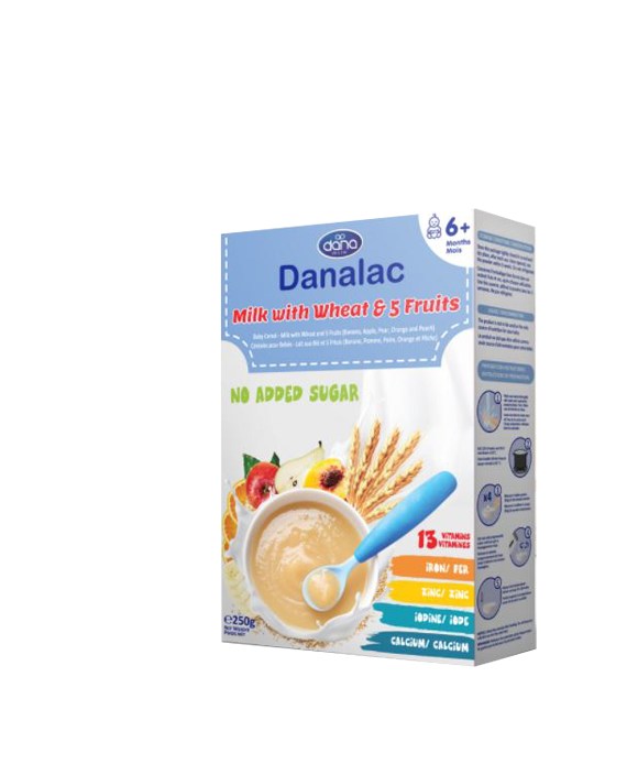 Каш-Danalac 250гр /Сүү& 5 төрөл жимс//